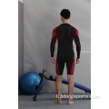 Lidong Wholesales Custom Short Sleeve Sports Tops Seamless Sports Mens Compression Gym Wear